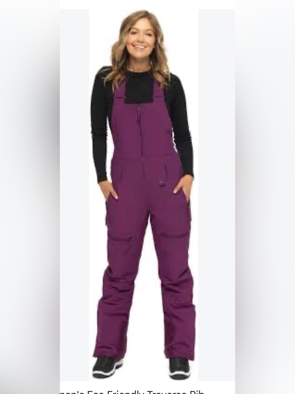 Arctix Women's Purple Snow Bib Overalls